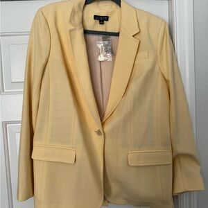 J. Crew butter yellow blazer